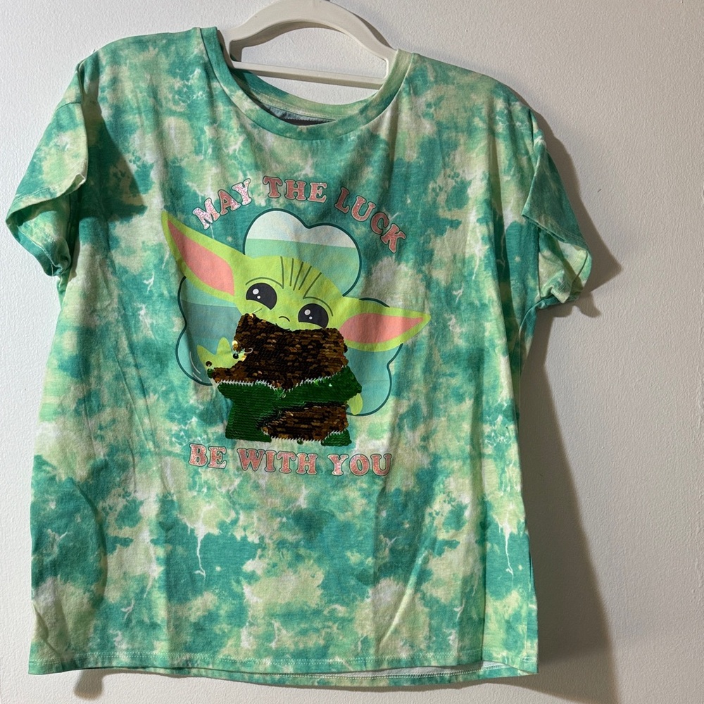 Star Wars Green Tie-Dye Kids Tee